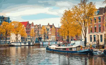 Disfruta de una acogedora escapada otoñal a Ámsterdam, Bruselas o París