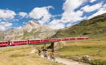 Los 5 mejores viajes panorámicos en tren por Suiza